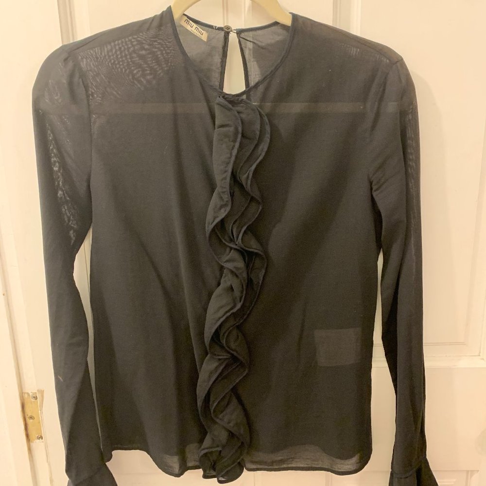 Miu Miu Ruffled Blouse - image 1